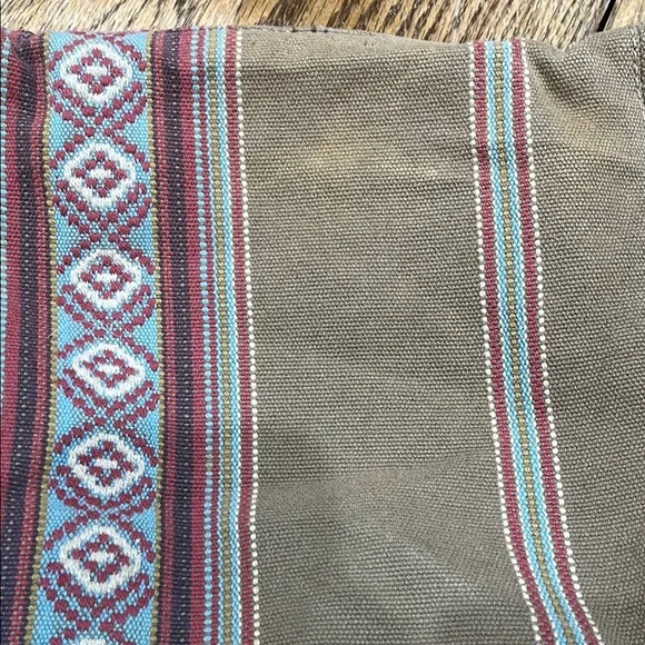 Fossil Tan and Brown Hobo Bag with Patterned Stripes - Picture 5 of 9